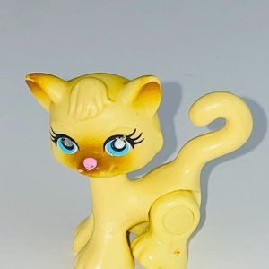 Polly Pocket Sparkling Pets Blue Eyes Pink Nose Feet Move Kids Toy Figure Animal